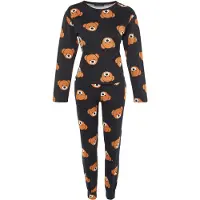 Trendyol Pyjama umbra / antrasiitti / valkoinen