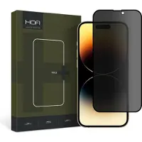 Hofi iPhone 15 Anti Spy Pro+ Privacy Panssarilasi - 9H - Musta Reuna