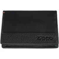 Zippo Nappa Nahkainen Käyntikorttiteline, Musta