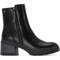 Xti for woman. 14445501-NEGRO Ankle boots 144455 black (40), 3 to 5 cm, Zip, Casual