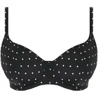 Freya Jewel Cove Uw Sweetheart Bikini Top - Black - D x 75