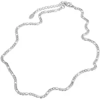 Timi Of Sweden Hugo Chain Necklace Stainless Steel Silver