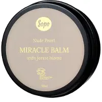 Raw Organic Sopo Miracle Balm Nude Pearl with Forest Biome
