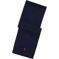 Ralph Lauren 2/30 Merino Wl Rws-Scarf-Ac-Scf - Navy - S/M