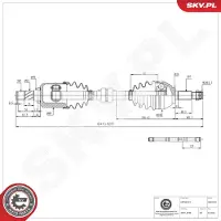 ESEN SKV Vetoakseli 40SKV032