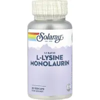 Solaray L-lysine Monolaurin Kapselit 60 Yksiköt