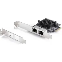 StarTech.com PCIe Gigabit 5G Verkkokortti 2 Porttia, PCI Express LAN -kortti 5G/2,5G/1G/100M/10M, Realtek RTL8126, Windows ja Linux