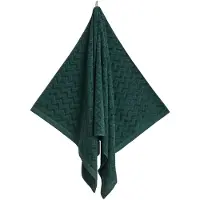 Gant Jacquard Herringbone Towel 70X140 - Green - ONE SIZE