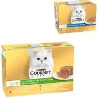 Gourmet 96x85g Terrine vihanneksilla Gold -kissanruoka
