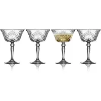 Lyngby Glas Melodia Samppanjalasi Kristalli 26cl 4-pack 1 set
