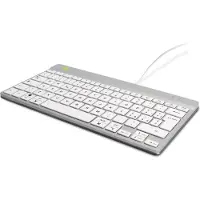 R-Go Tools Ergonomisch toetsenbord R-Go Compact Break, compact toetsenbord met pauzesoftware, QWERTY (IT), bedraad, wit, Mini, Langallinen, USB, Näppä (RGOCOITWDWH)