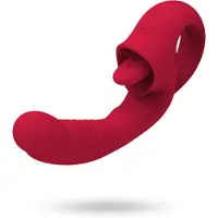 Vuxen Rechargeable Licking 10-Functions Vibrator