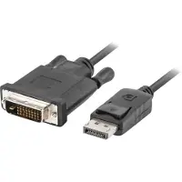 Lanberg Displayport - DVI-D Kaapeli 1.8m