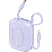 Dudao K32 22.5W 10000 mAh USB-C/Lightning fioletowy
