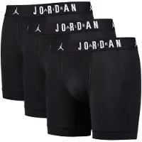 Jordan Bokserishortsit 'Flight' musta / valkoinen