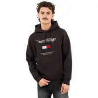 Tommy Hilfiger Tommy Embro Flag Hoodie - Brown - M
