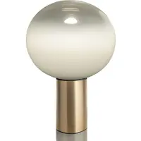 Artemide Pöytävalaisin , Laguna 26, himmennettävä, Kulta / messinki, Olohuone, Lasi, Design