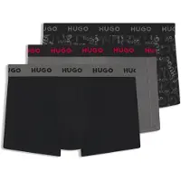 HUGO Design 10267989 Trunk Red Boxerit 3 Yksiköt