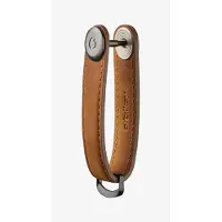 OrbitKey - Crazy Horse Leather Key Organiser - Chestnut Brown/Brown