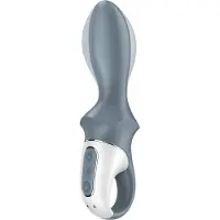 Satisfyer Air Pump Booty 1 Grey Anaalidildo vibraattorilla