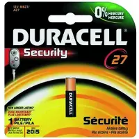 Duracell MN27, Kertakäyttöinen akku, Alkali, 12 V, 1 kpl, 18 mAh, 120 mm (023352)