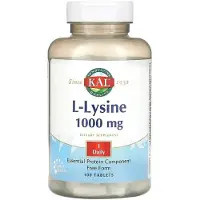 Kal L-lysine 1000mg Tabletit 100 Yksiköt