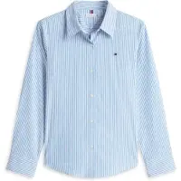 Tommy Hilfiger Pusero 'Regular Fit Flag Embroidery' laivastonsininen / kuninkaallisen sininen / punainen / valkoinen
