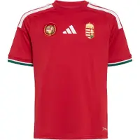 Adidas Toiminnallinen paita 'Hungary 26 Home Kids' sinappi / kirkaanpunainen / valkoinen