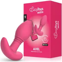 Easy Connect Connect Axel tärisevä takapuolen pistoke - vaaleanpunainen