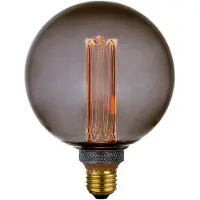 Halo Design LED-lamppu 5W 3-step Smoke Globe E27 - Värit , himmennettävä, Harmaa, Lasi
