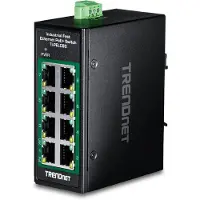 Trendnet TI-PELC80, Hallitsematon, Fast Ethernet (10/100), Täysin kaksipuolinen, Power over Ethernet -tuki, Seinäkiinnitteinen