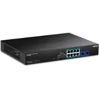 Trendnet TPE-1020SB, Hallitsematon, Gigabit Ethernet (10/100/1000), Power over Ethernet -tuki, Telineasennus, 1U