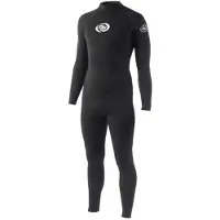 Storm Full Wetsuit Flatlock 3/2 Mm Pitkähihainen Neopreenipuku Jossa Vetoketju Selässä