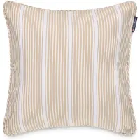 Lexington Home Classic Striped Organic Cotton Twill Pillow Cover - Beige - 50X50