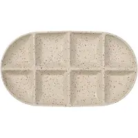 Sagaform Ditte tarjoiluvati suuri, beige/bordeaux