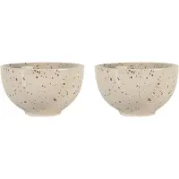 Sagaform - Ditte Kulho 12x7 cm 2 kpl Beige/Burgundi
