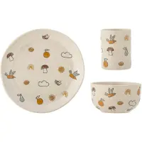 Bloomingville Agnes lasten astiasto 3 osaa White
