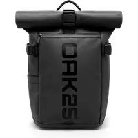 OAK25 Reppu 'LumoSense Rolltop Lite' musta