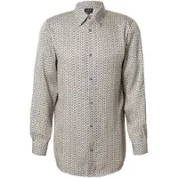 Armani Exchange for man. XM001821AF13235F0143 Guru Cream Shirt (M), Black, Casual, Cotton, Long sleeve