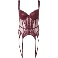 Hunkemoller Hollie Pd Bustier - Burgundy - 85 E