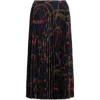 Ralph Lauren Drapey Poly Ggt 122-Skirt - Navy - 40