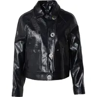 Armani Exchange for woman. XW001811AF18859UC001 Ranglan Jacket (S), Black, Casual, Viscose