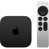Apple TV 4K, , A15, 128 GB, AVC, H.264, HEVC, M4V, MP4, MPEG4, AAC, AC3, AIFF, EAC3, FLAC, HE-AAC, MP3, MP3 VBR, WAV, GIF, HEIF, JPEG, TIFF (MN893FD/A)