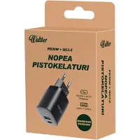 Waltter Eco Pistokelaturi PD 30W + QC3.0 seinälaturi