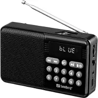 Sandberg ladattava FM-radio Bluetoothilla
