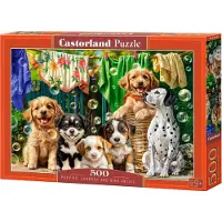Castorland Puppies, Laundry and Bird Antics 500p palapeli