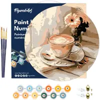 Figure'd Art Puinen numeromaalaus Morning Coffee