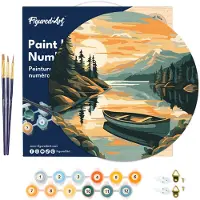Figure'd Art Puinen numeromaalaus Mountain Lake