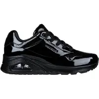 SKECHERS for woman. 177142 UNO Street Sneakers black (40), 1 to 3 cm, Laces, Casual