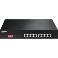 Edimax ES-1008P V2, Fast Ethernet (10/100), Täysin kaksipuolinen, Power over Ethernet -tuki
